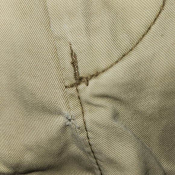 Aeropostale Slim Fit Khaki Chinos - Men's 34- Small Flaw - Picture 6 of 9